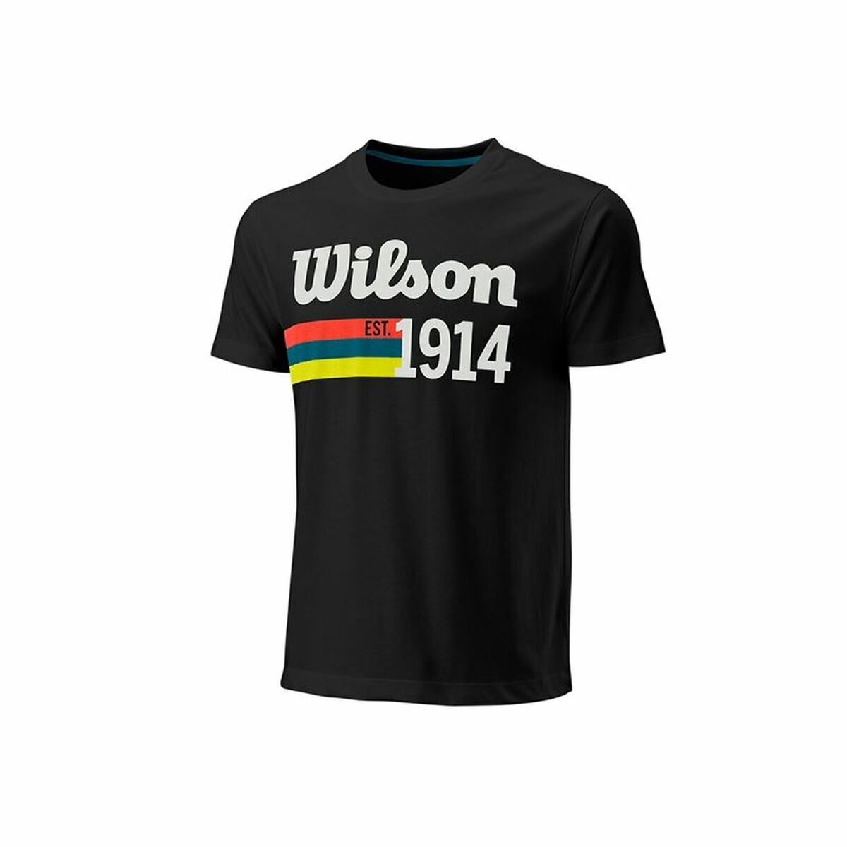 Men’s Short Sleeve T-Shirt Wilson Wilson Script 14 Black-0