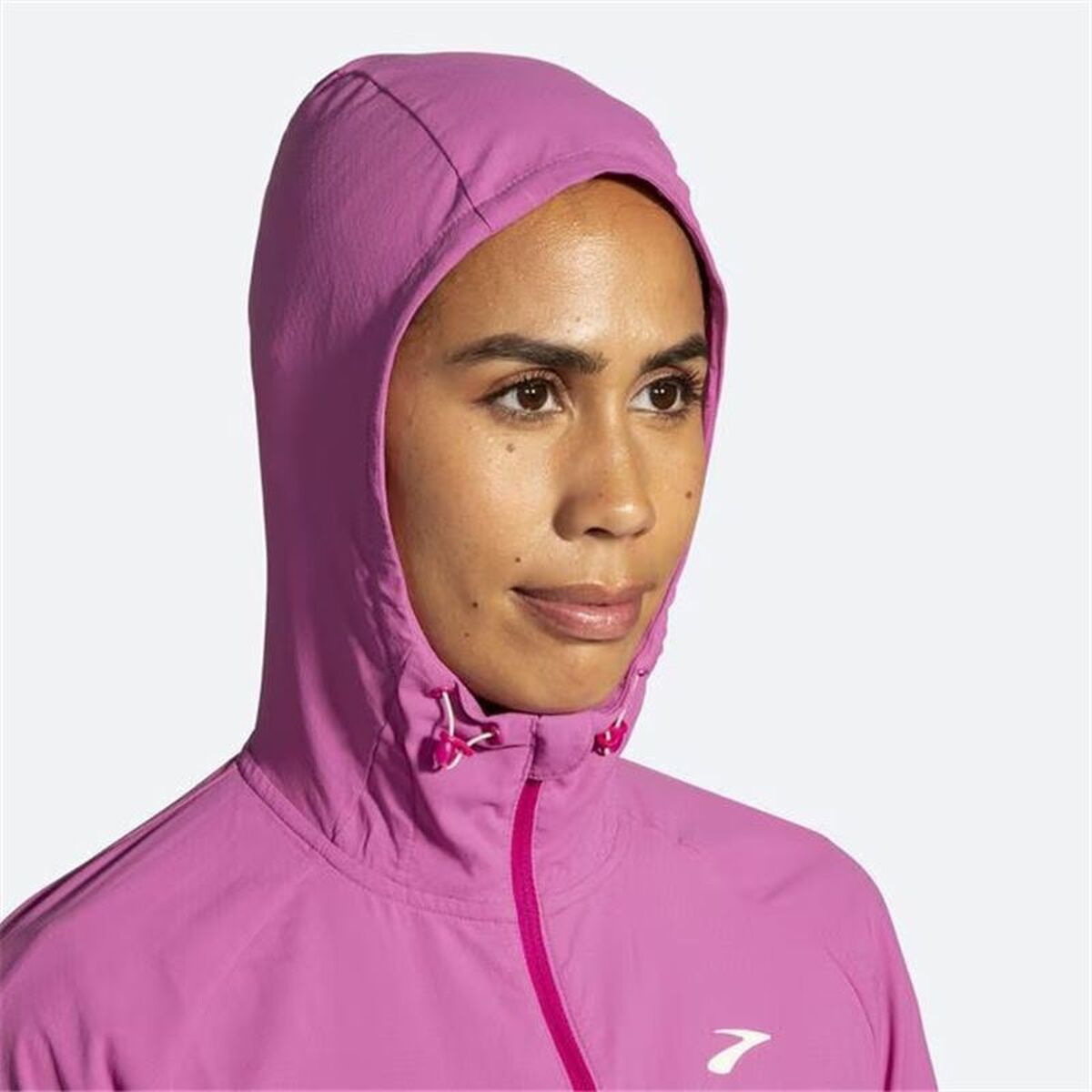 Brooks Dames Sportjas Canopy Frosted Dark pink (XS-S-M)