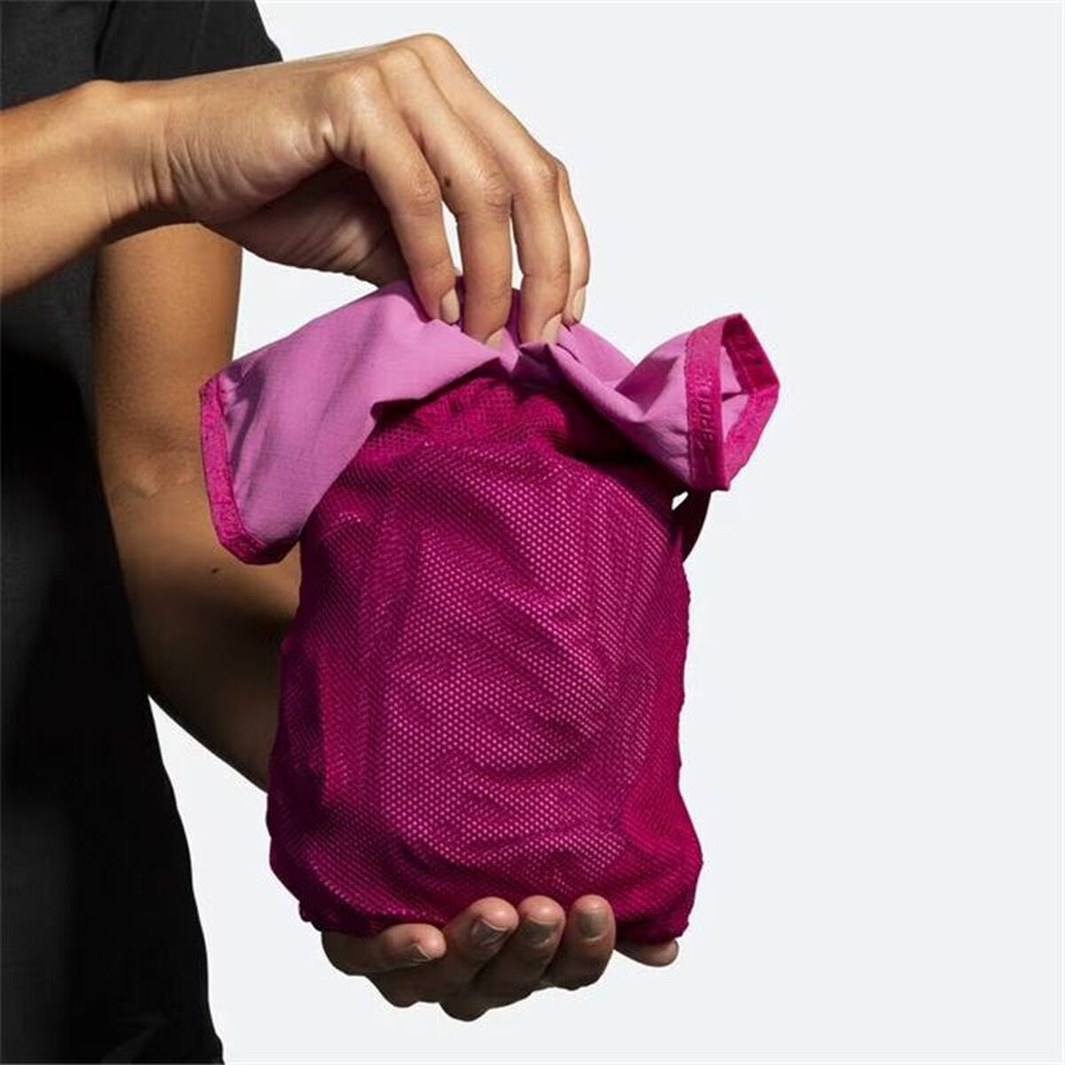 Brooks Dames Sportjas Canopy Frosted Dark pink (XS-S-M)