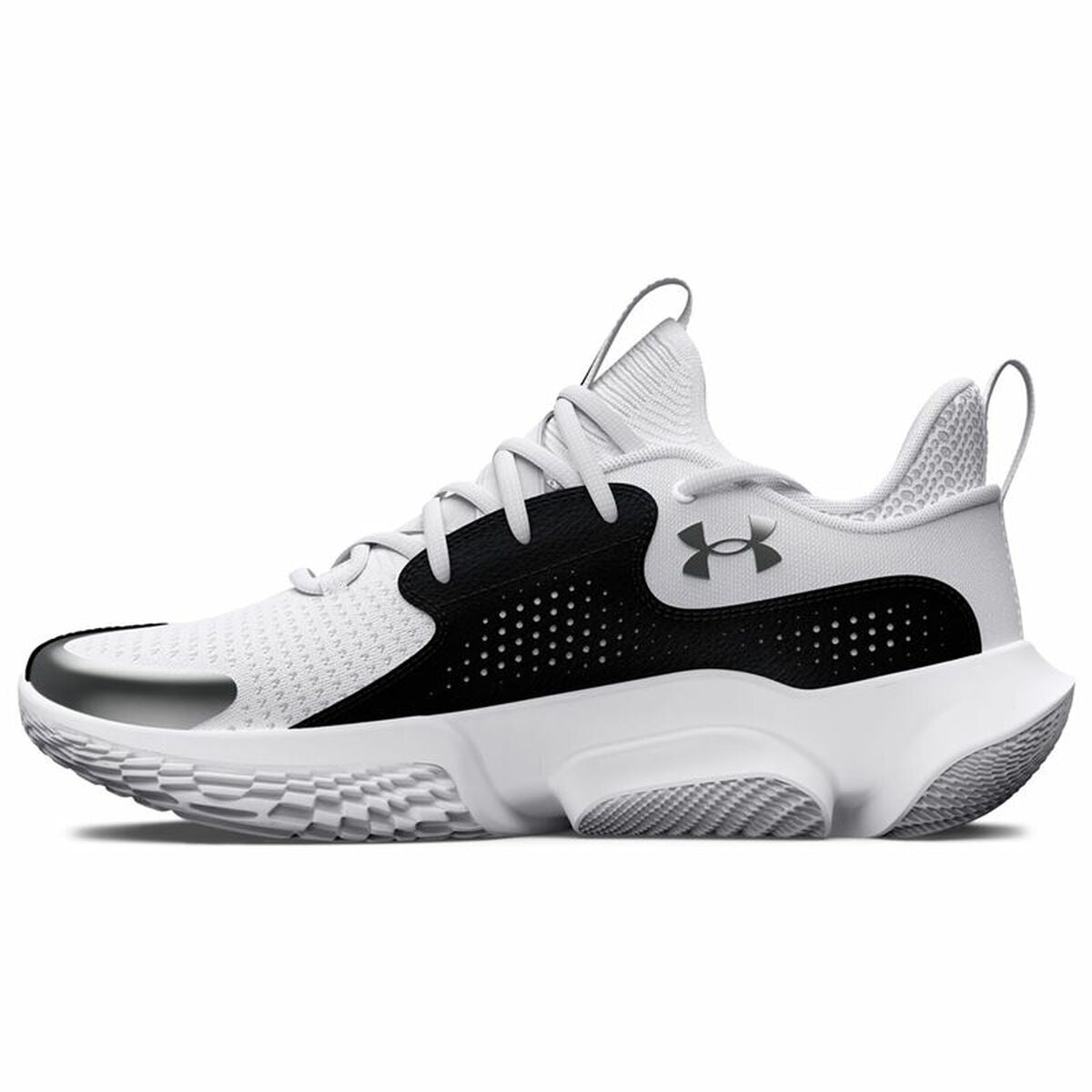 Basketball Shoes for Adults Under Armour Flow Futr X White-12
