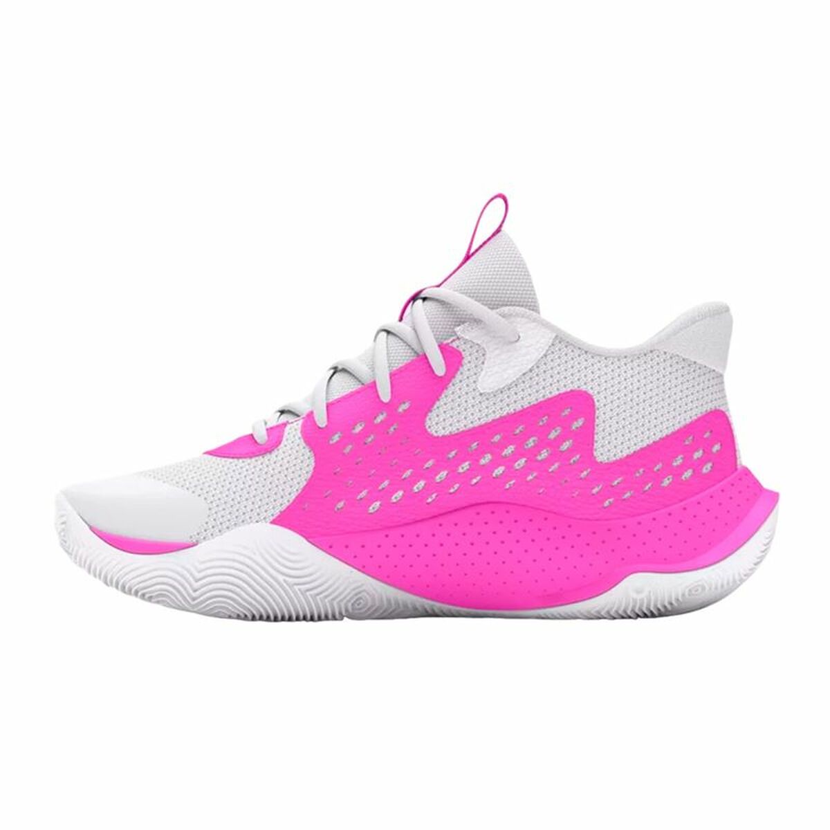 Under Armour Jet '23 White - Damesbasketbalschoenen