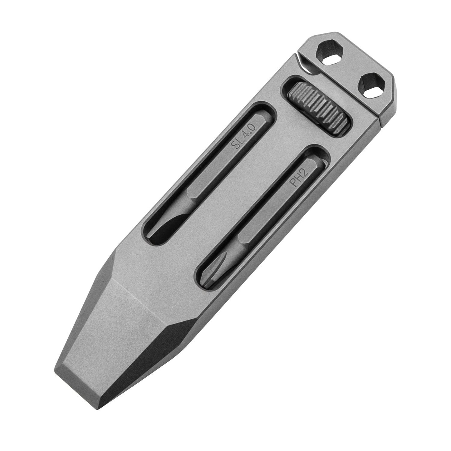 Titanium Alloy Telescopic Crowbar Camping Bottle Opener Screwdriver Wrench Outdoor EDC Hand Tools With 3 Batch Head-4