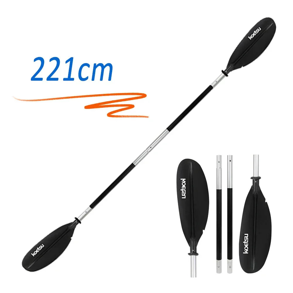 4-Piece Aluminum Adjustable Kayak Paddle-1