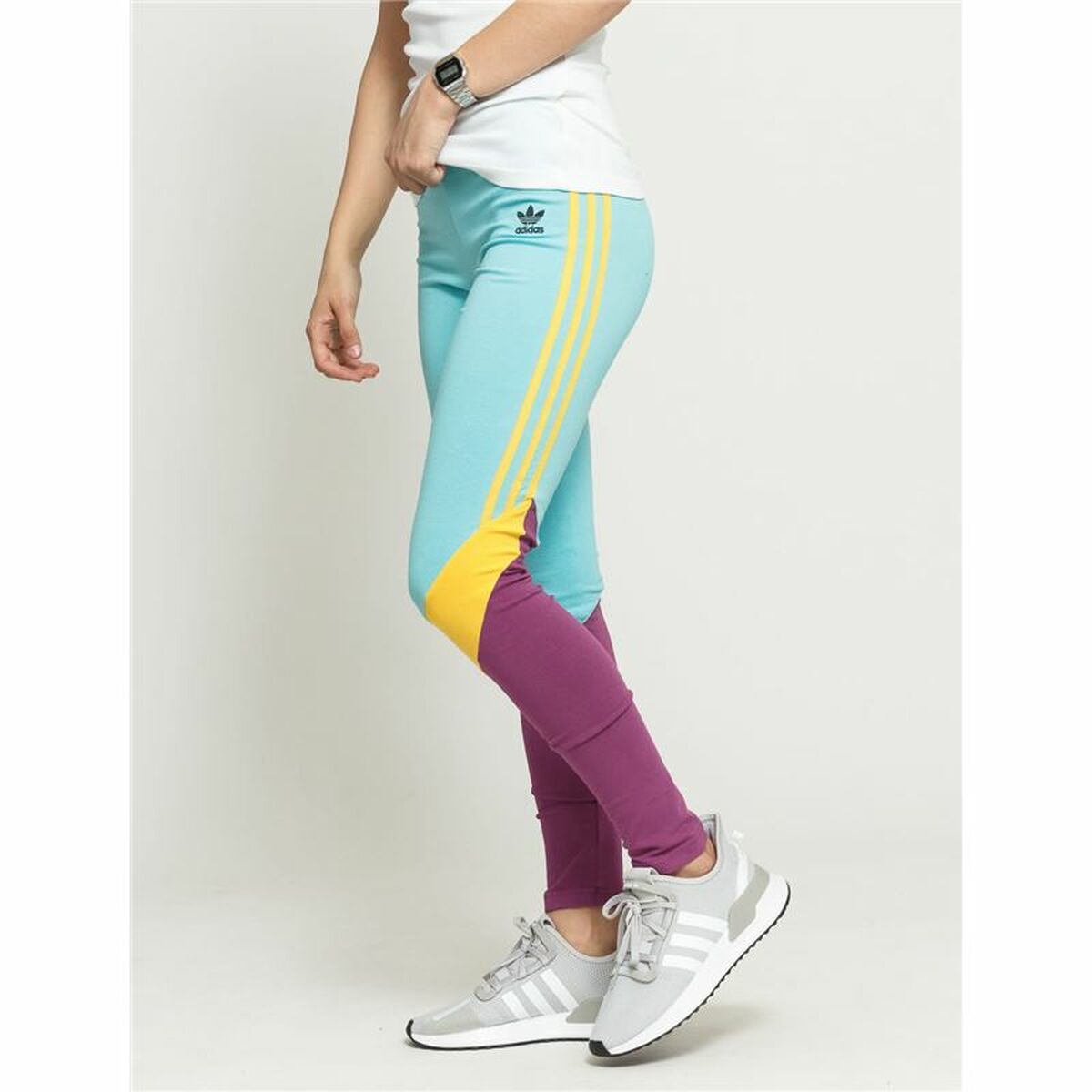 Adidas High-Waisted Aquamarine Dames Sportlegging