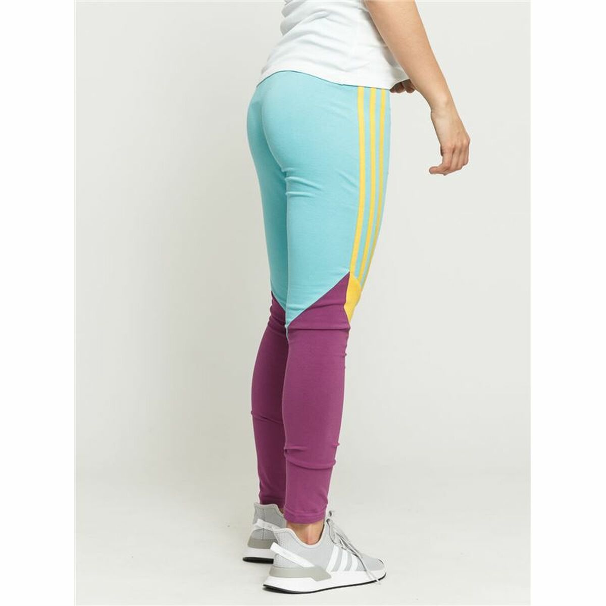 Adidas High-Waisted Aquamarine Dames Sportlegging