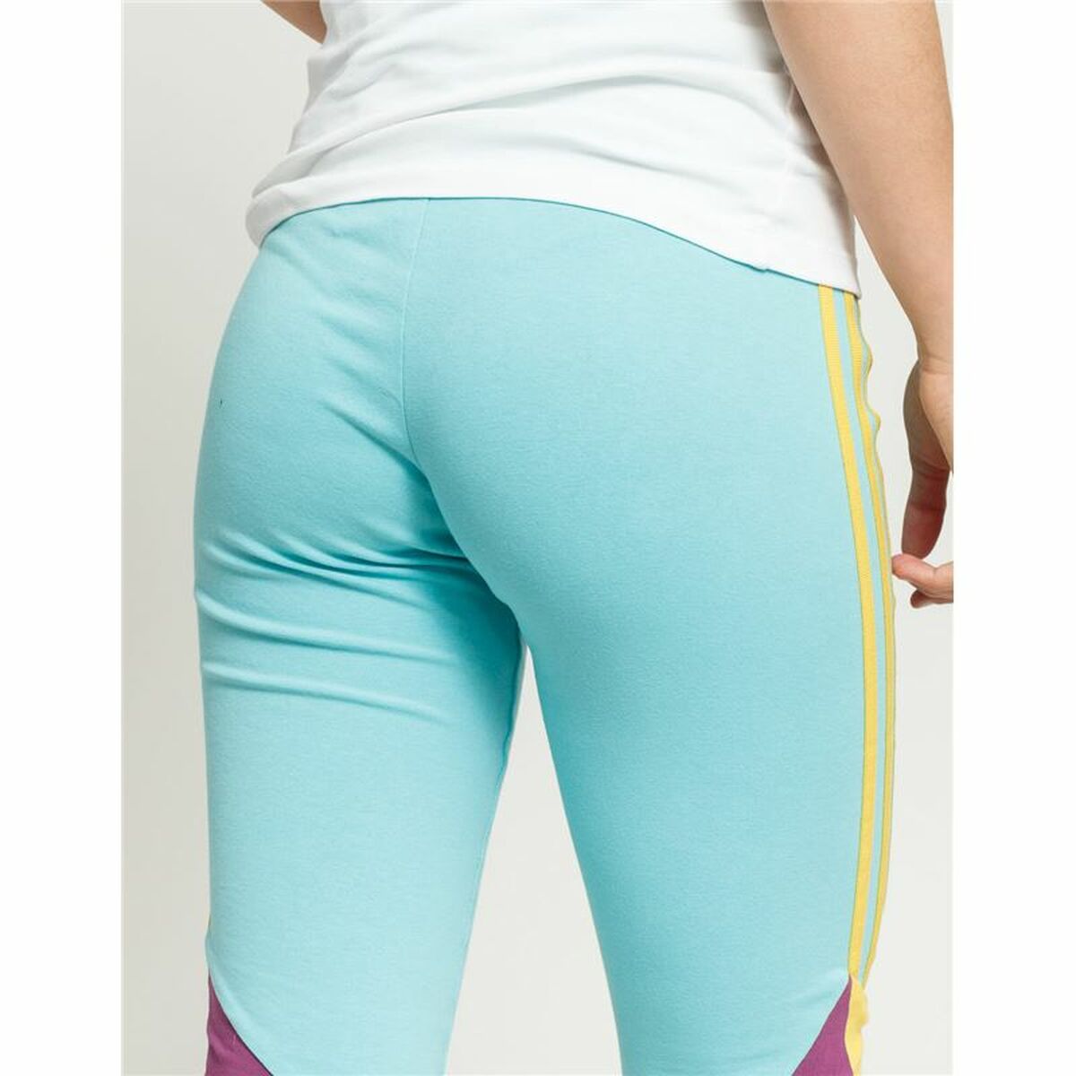 Adidas High-Waisted Aquamarine Dames Sportlegging