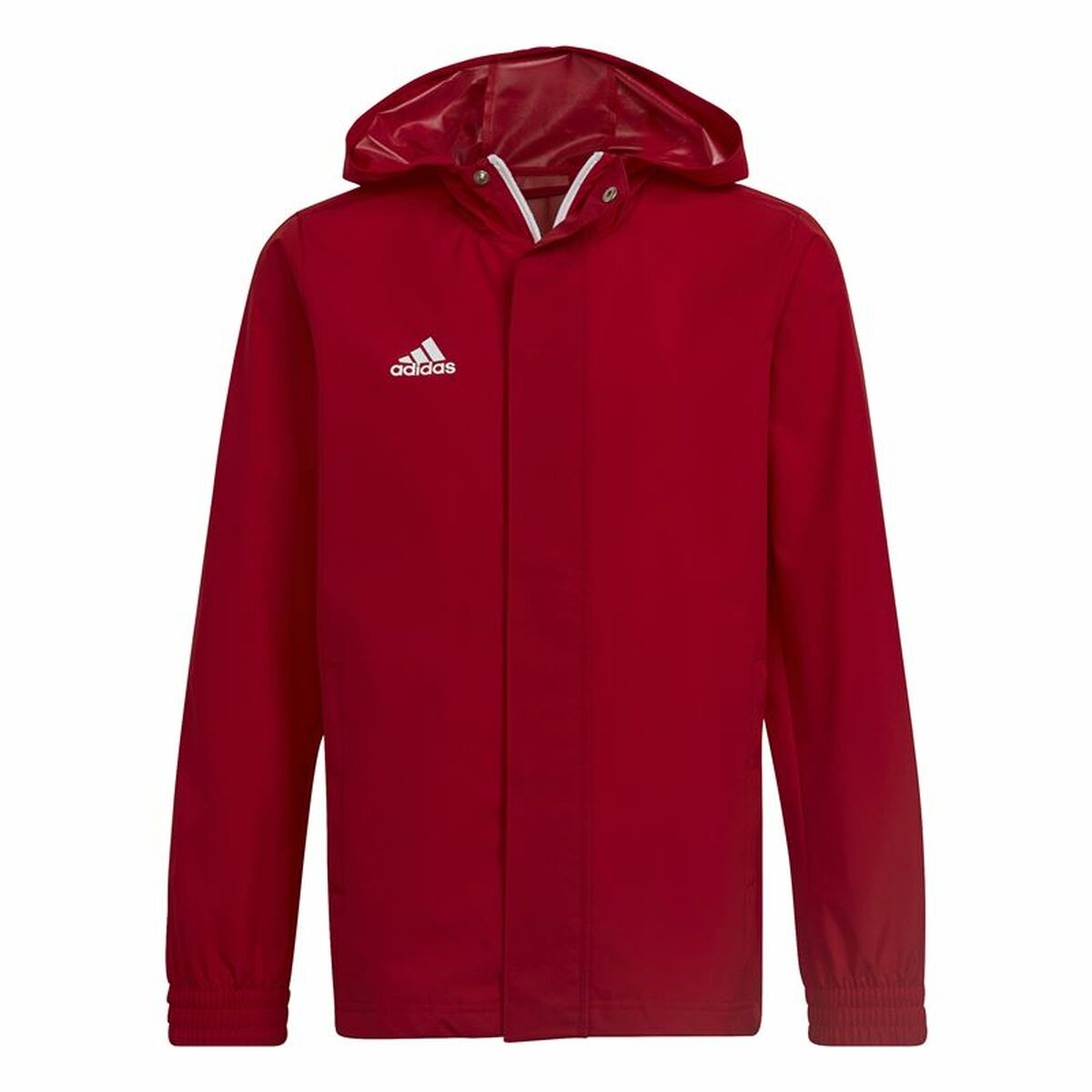 Adidas Entrada 22 Red Children's Sports Jacket - Sportjas voor kinderen (15-16 jaar)