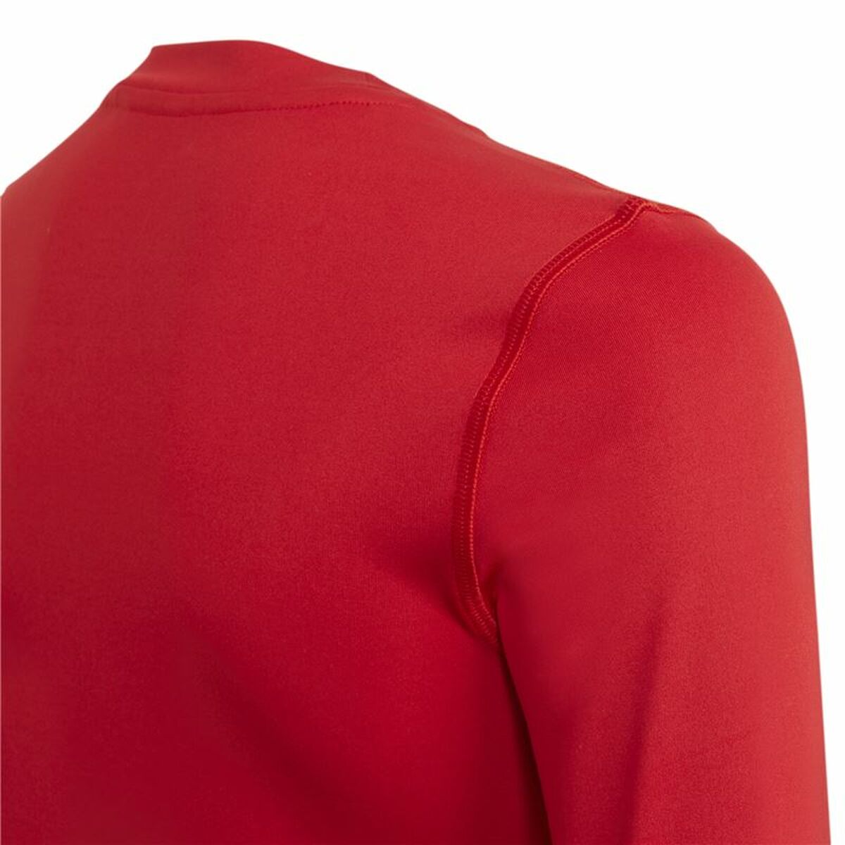 Children's Short Sleeved Football Shirt Adidas Techfit Top Red (7-8 jaar)