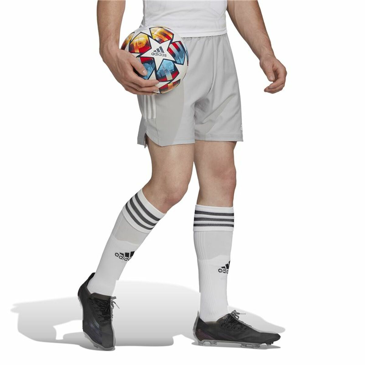 Football Training Trousers for Adults Adidas Con22 Md Grey-6