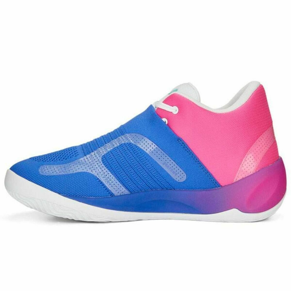 Puma Rise Pink Blue - Basketbalschoenen voor volwassenen