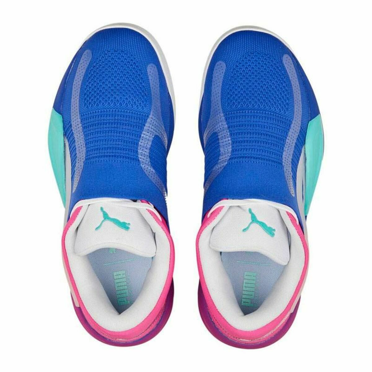 Puma Rise Pink Blue - Basketbalschoenen voor volwassenen