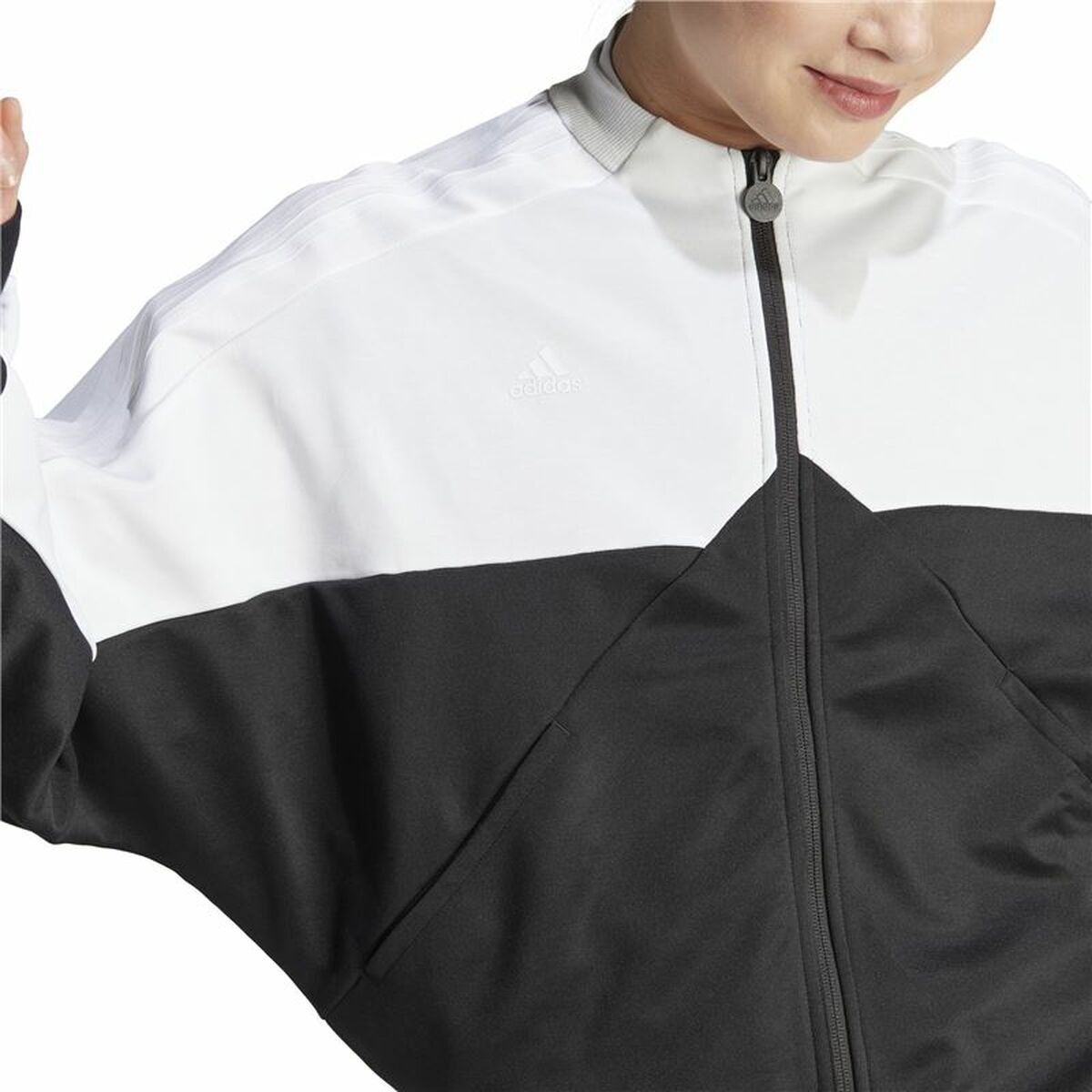 Jacket Adidas Tiro Cb Tt White Black Lady-2