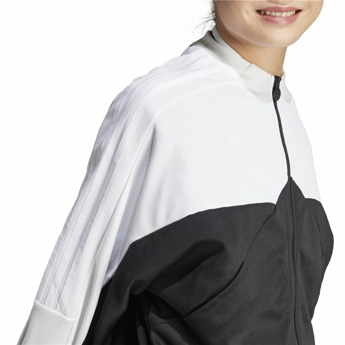 Jacket Adidas Tiro Cb Tt White Black Lady-1