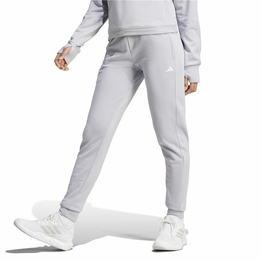 Long Sports Trousers Adidas Aeroready Game Go Grey Lady