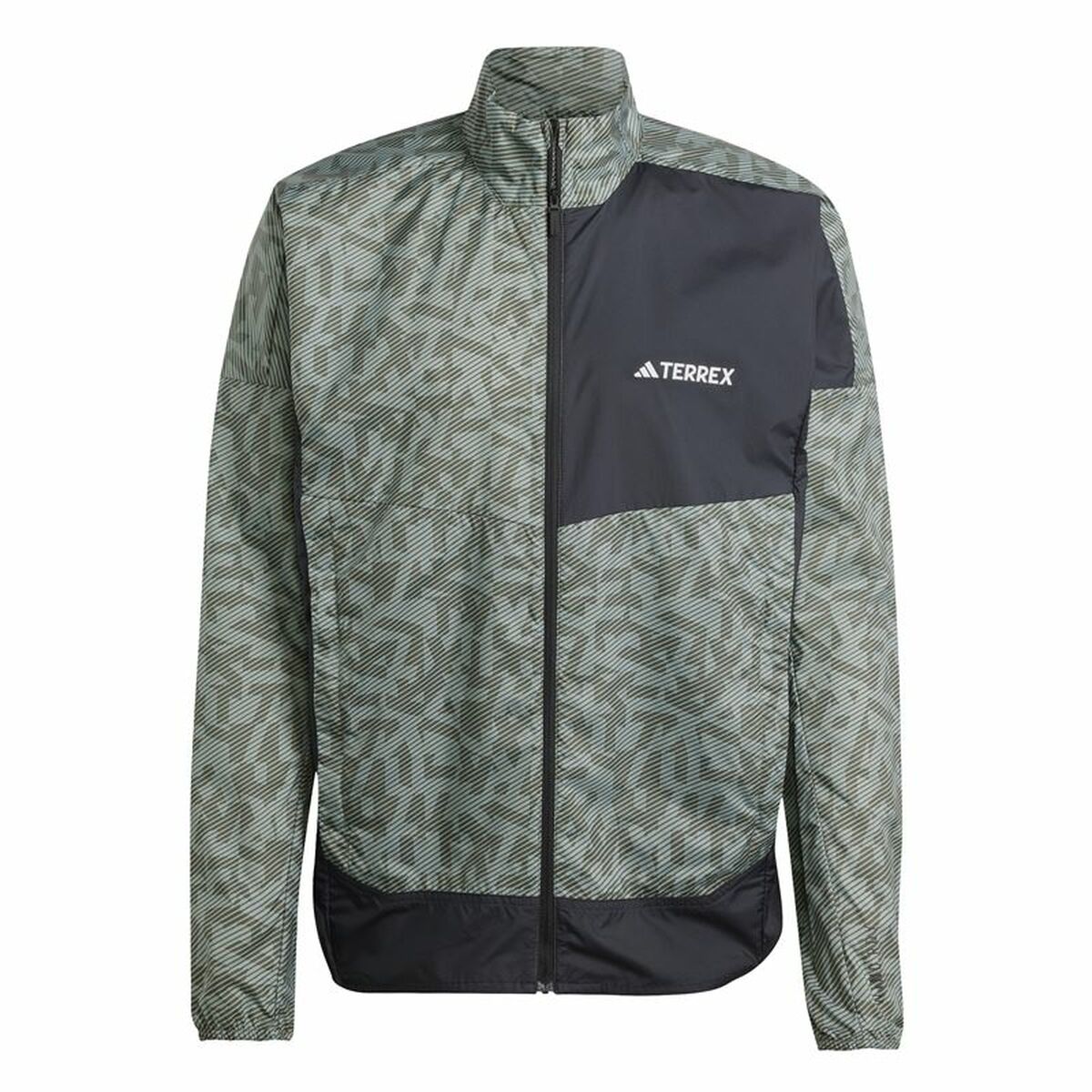 Windjas Windcheater Jacket Adidas Terrex Green-Grey/Black Heren