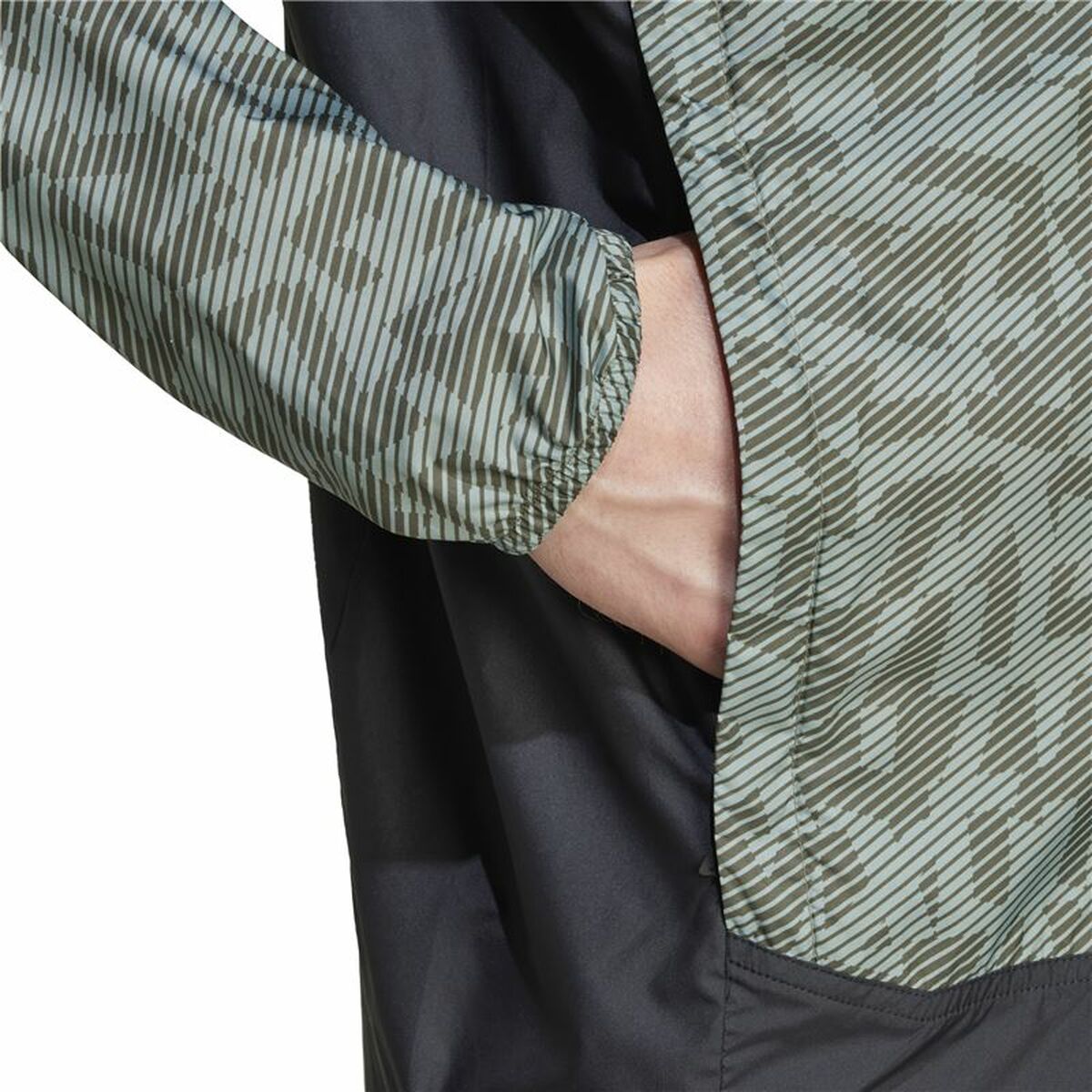 Windjas Windcheater Jacket Adidas Terrex Green-Grey/Black Heren
