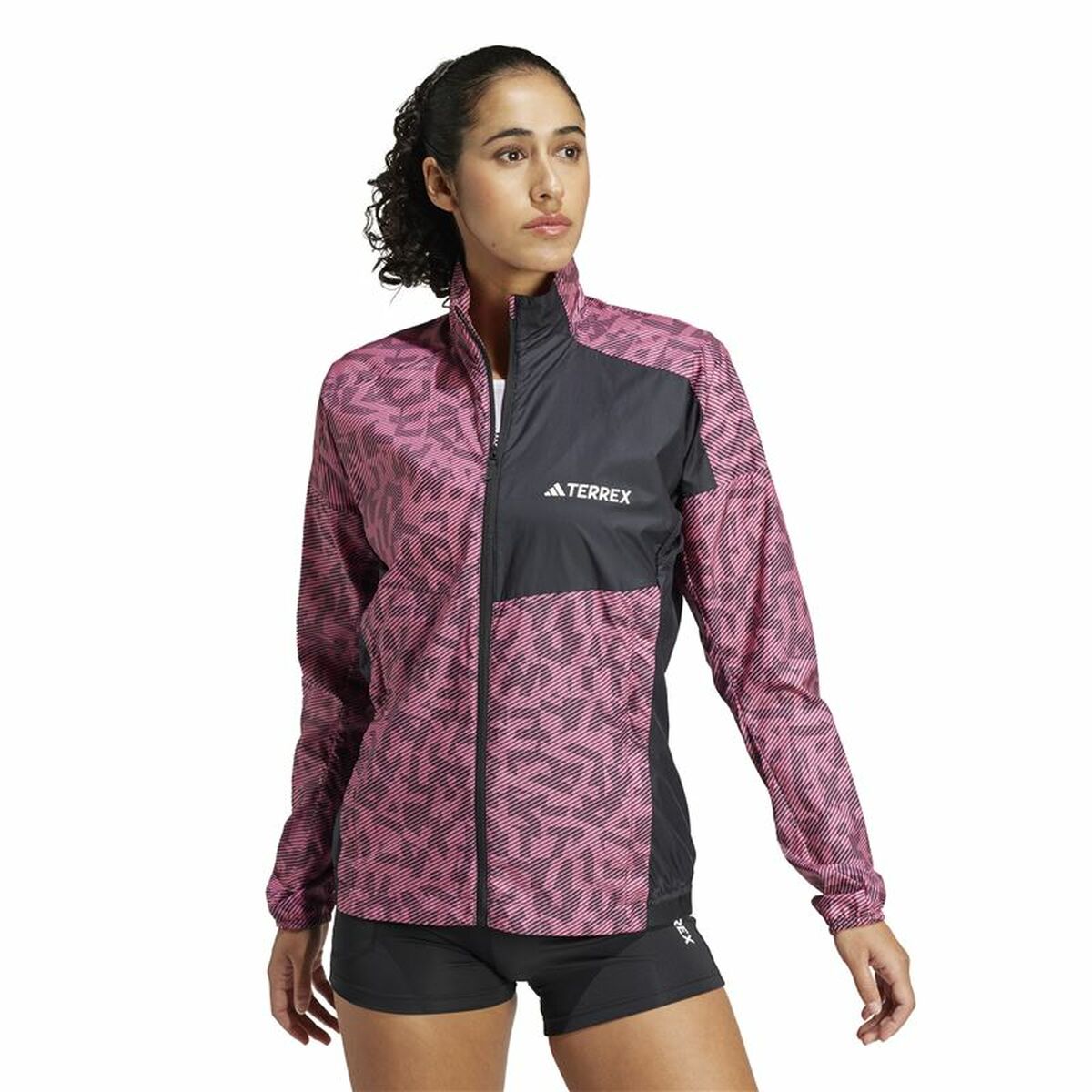 Windjas Windcheater Jacket Adidas Terrex Pink/Black Dames