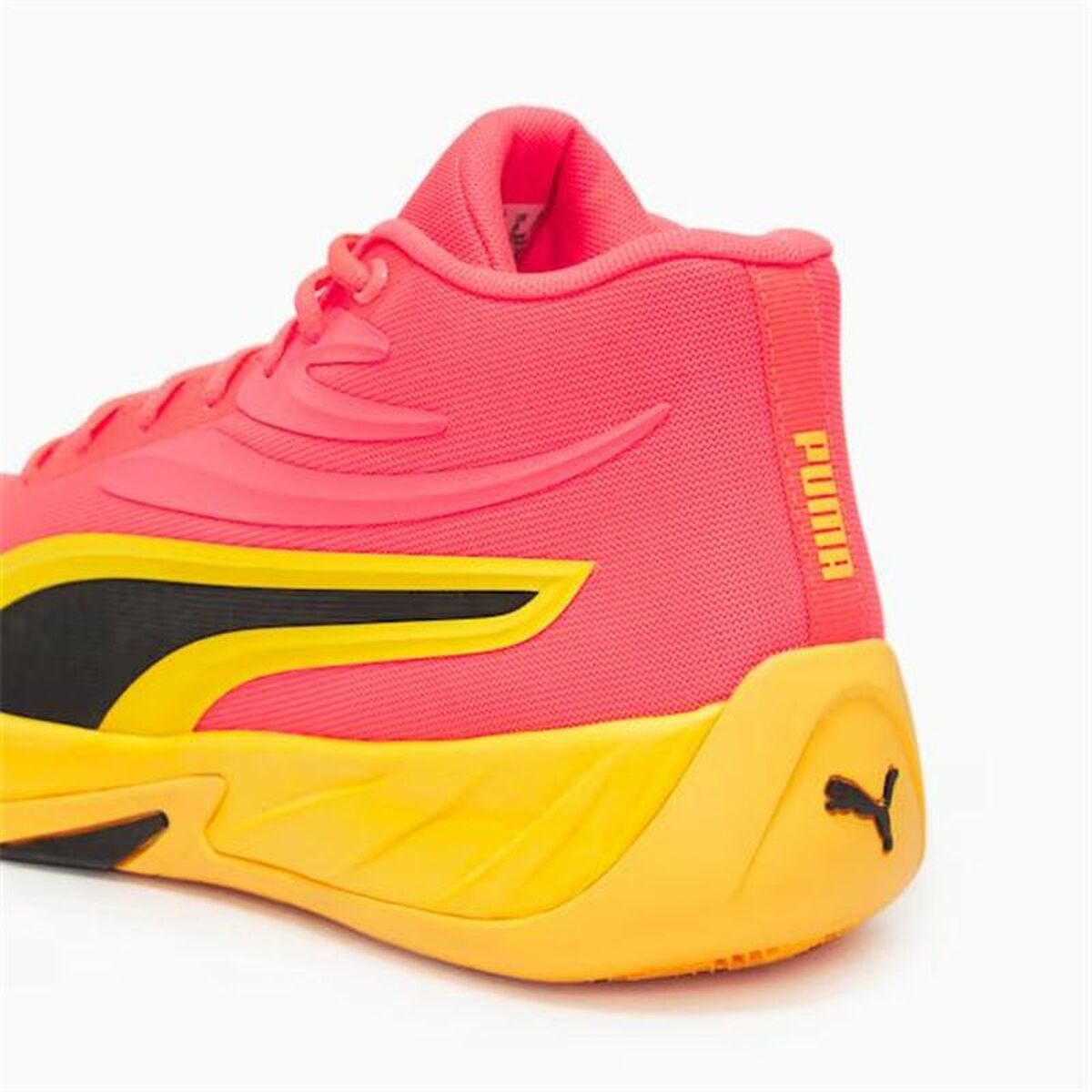 Basketball Shoes for Adults Puma Court Pro Yellow-3