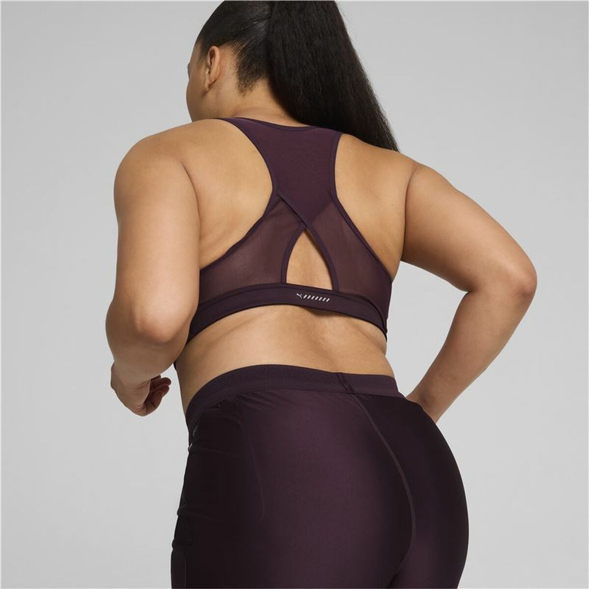 Puma 4Keeps Run Bra Black Sportbeha (XS t/m M)