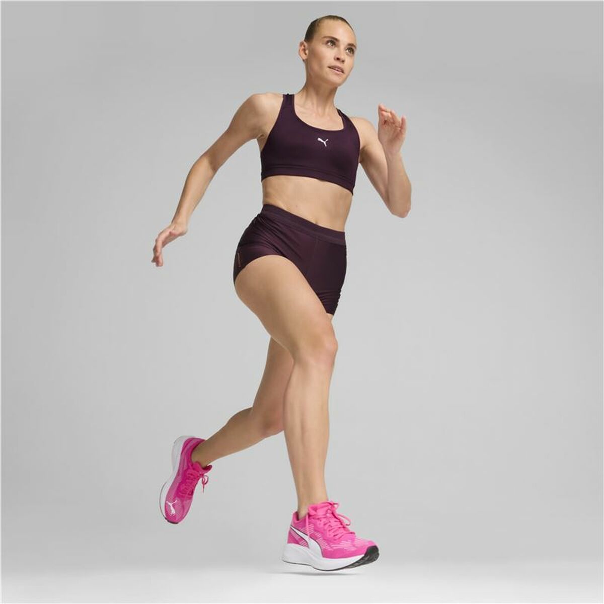 Puma 4Keeps Run Bra Black Sportbeha (XS t/m M)