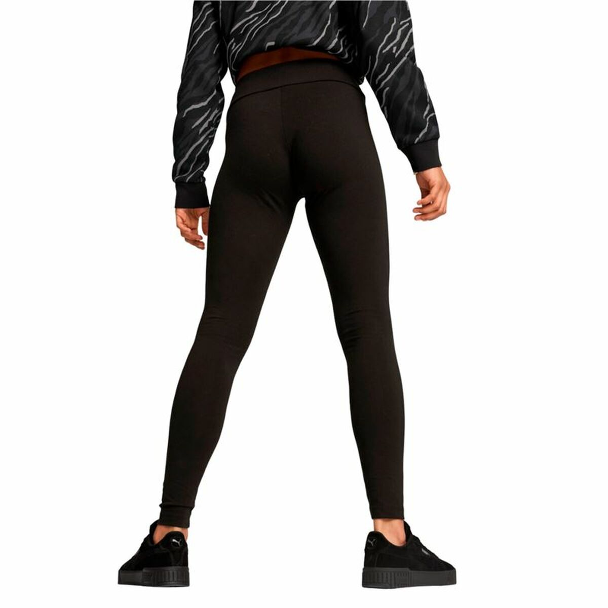 Dames Sportlegging Puma Essentials + Script Black