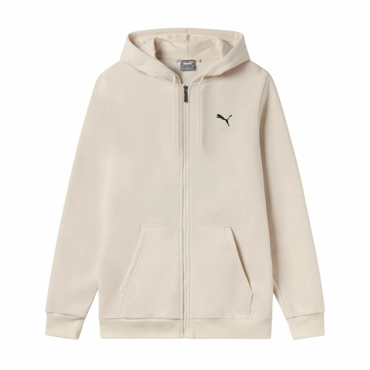 Men’s Hoodie Puma Essentials+ Graphic Hoodie Fz Beige