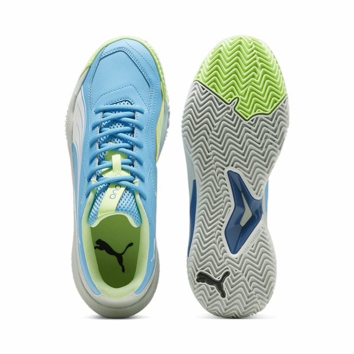 Adult's Padel Trainers Puma Nova Smash Blue Light Blue-6