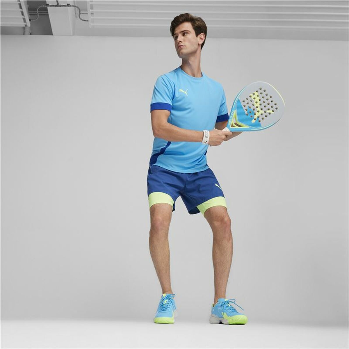 Adult's Padel Trainers Puma Nova Smash Blue Light Blue-2