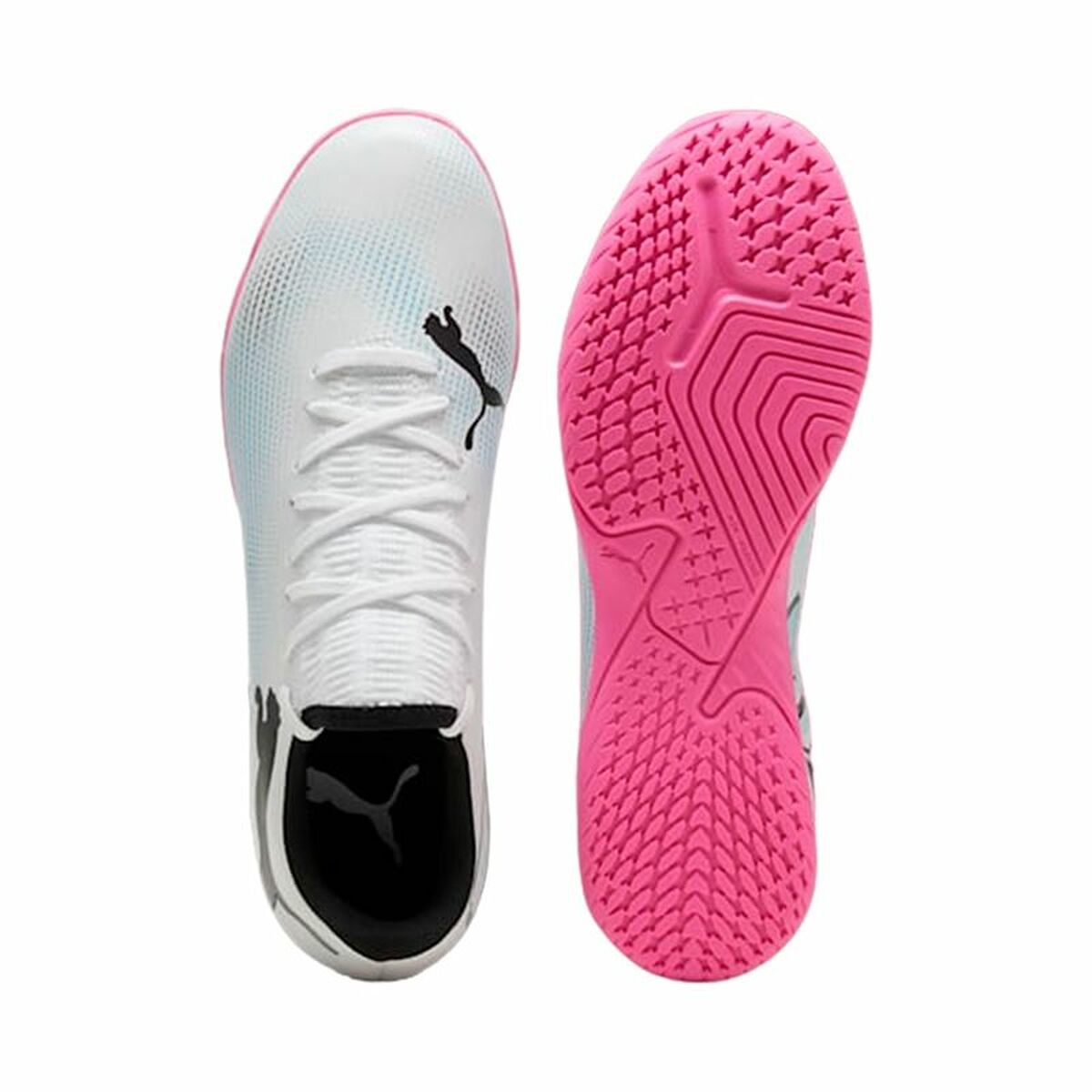Puma Future 7 Play White - Heren Zaalvoetbalschoenen