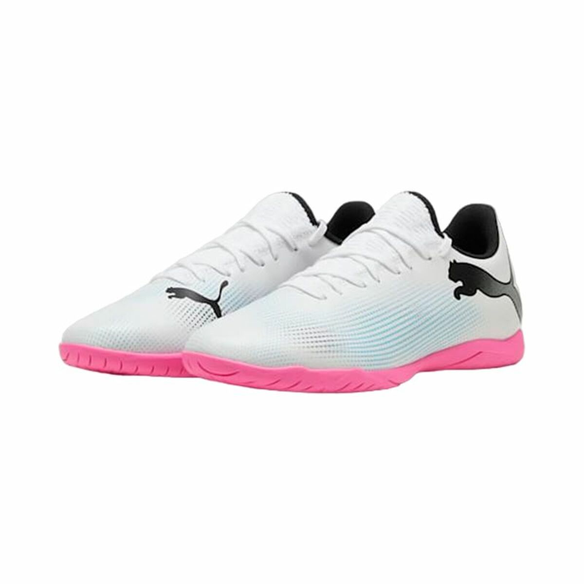 Puma Future 7 Play White - Heren Zaalvoetbalschoenen