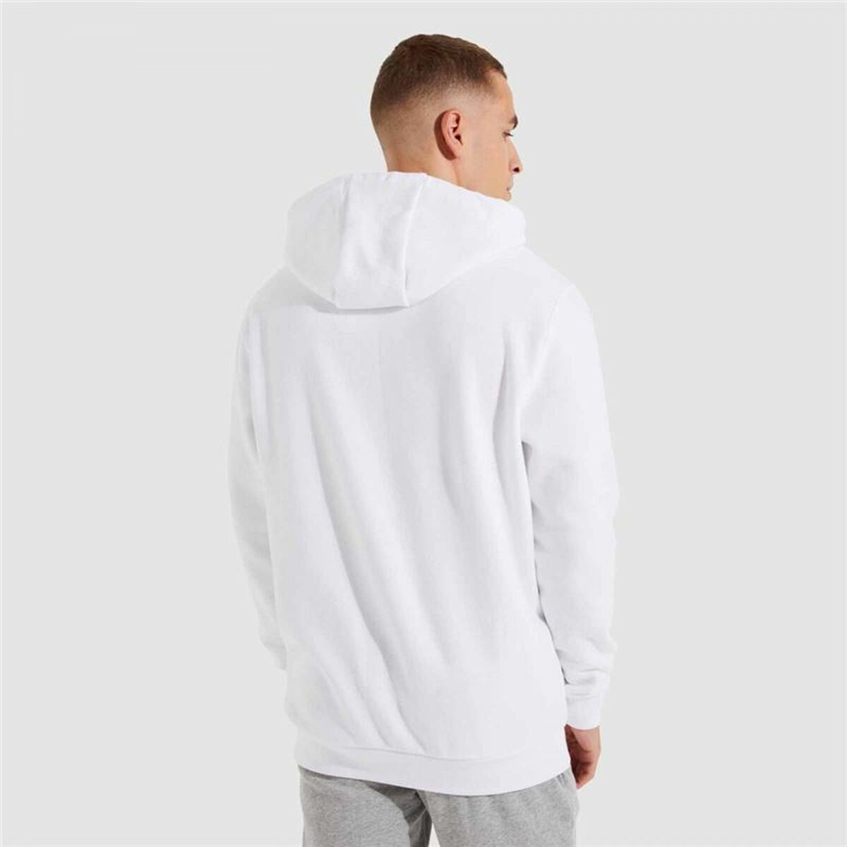 Men’s Hoodie Ellesse Toce OH Hoody White-4
