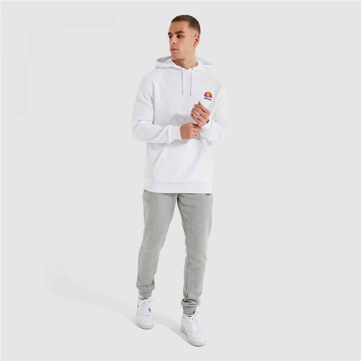 Men’s Hoodie Ellesse Toce OH Hoody White-2