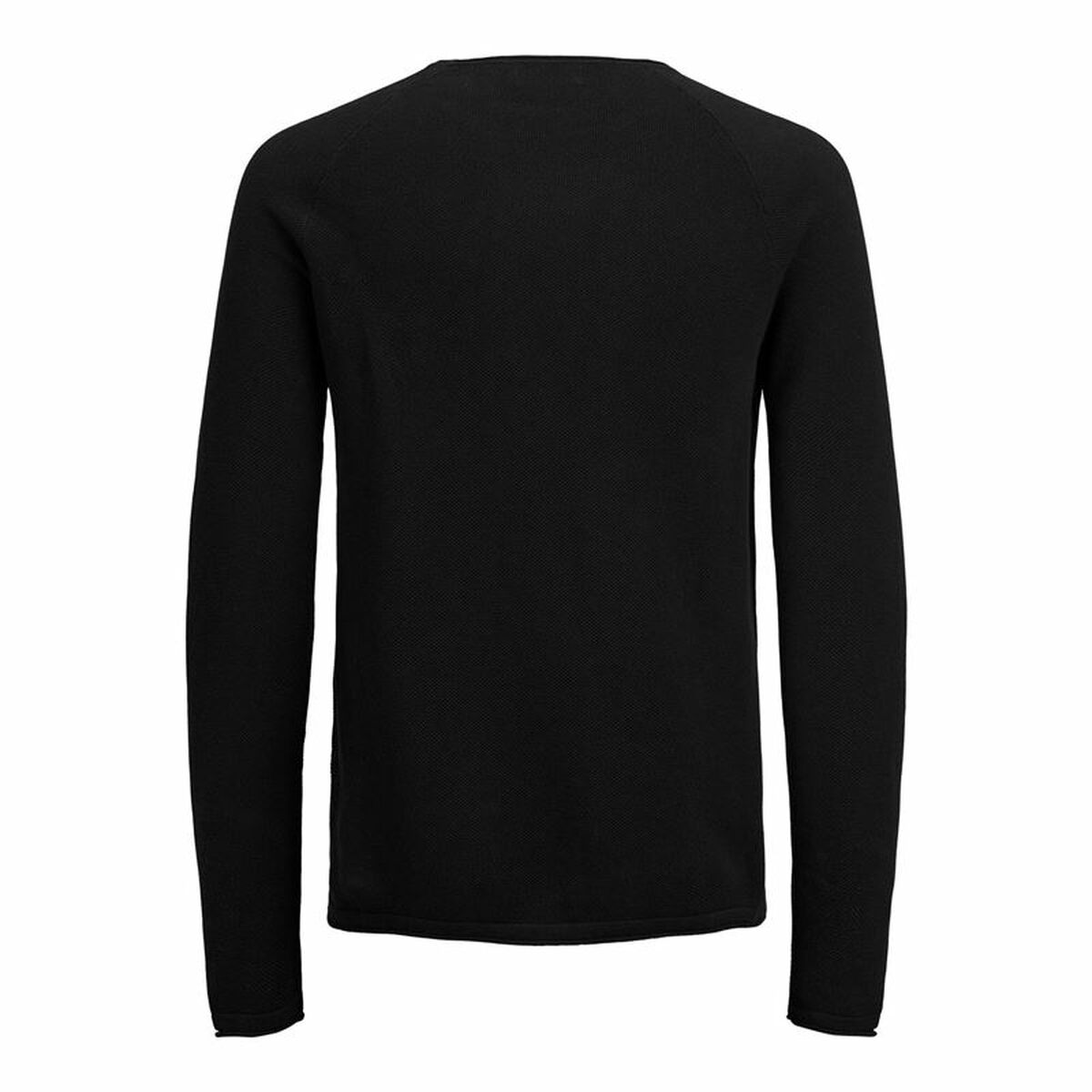 Men’s Long Sleeve T-Shirt Jack & Jones ehill Knit Black