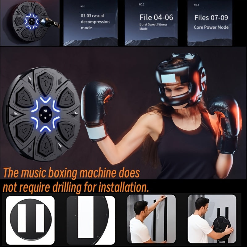 Interactive Music Boxing Machine Wall Trainer-4