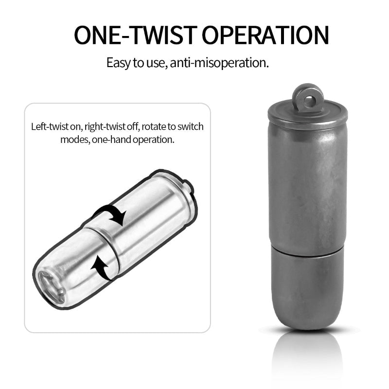 Rechargeable Keychain Flashlights 130 Lumens EDC Pocket Flashlights
