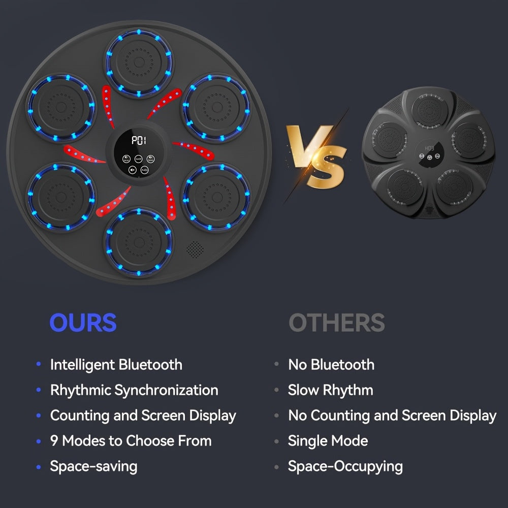 Smart Wireless Wall Boxing Machine with Gloves-4