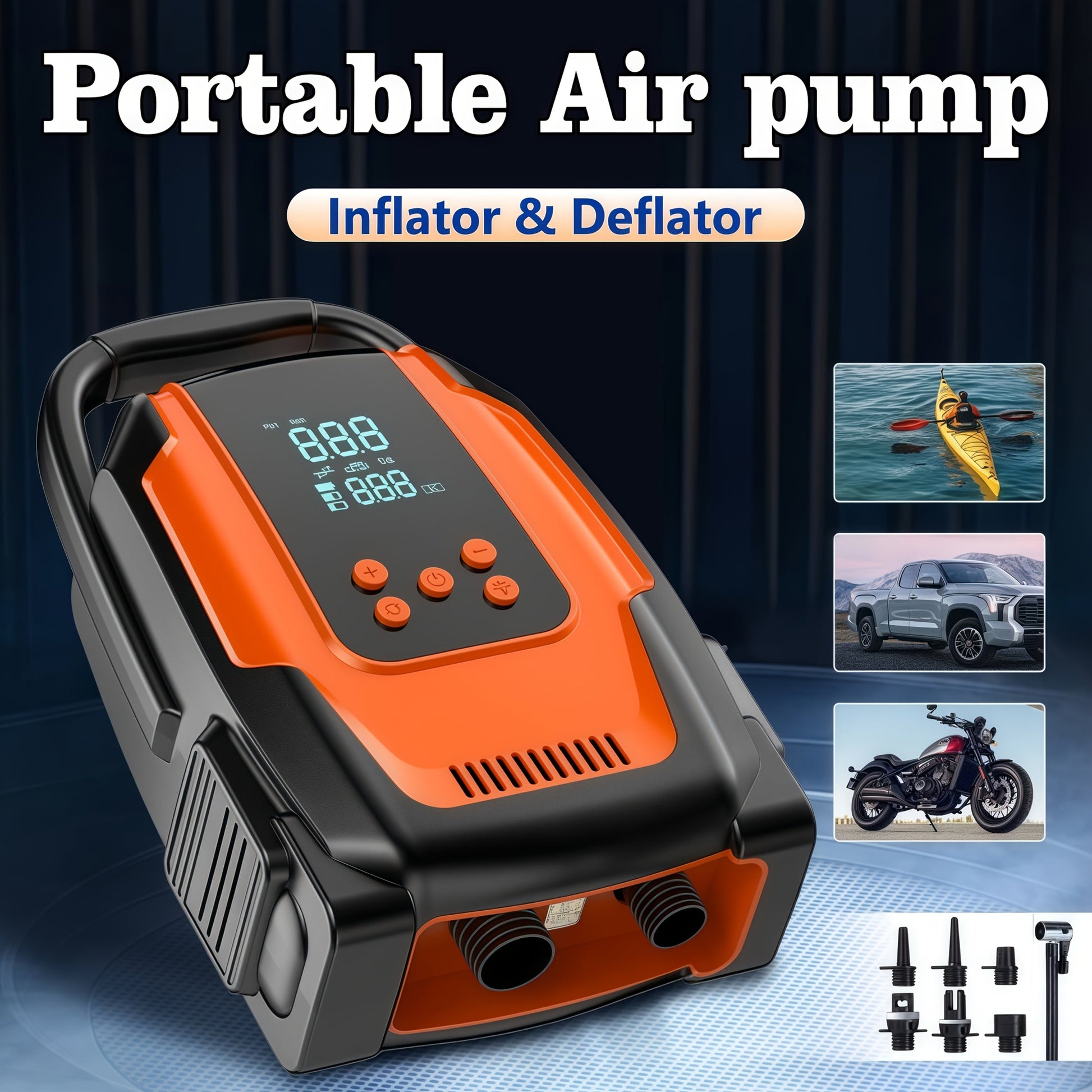 High-Pressure Dual Pump Electric Inflator-3