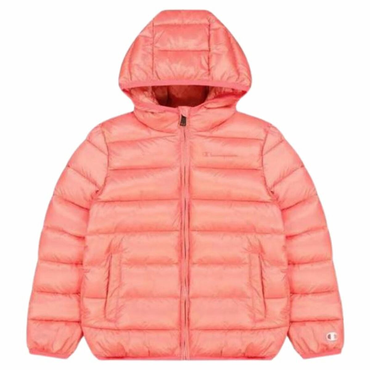 Champion White Dark Pink Jacket - Kindersportjas