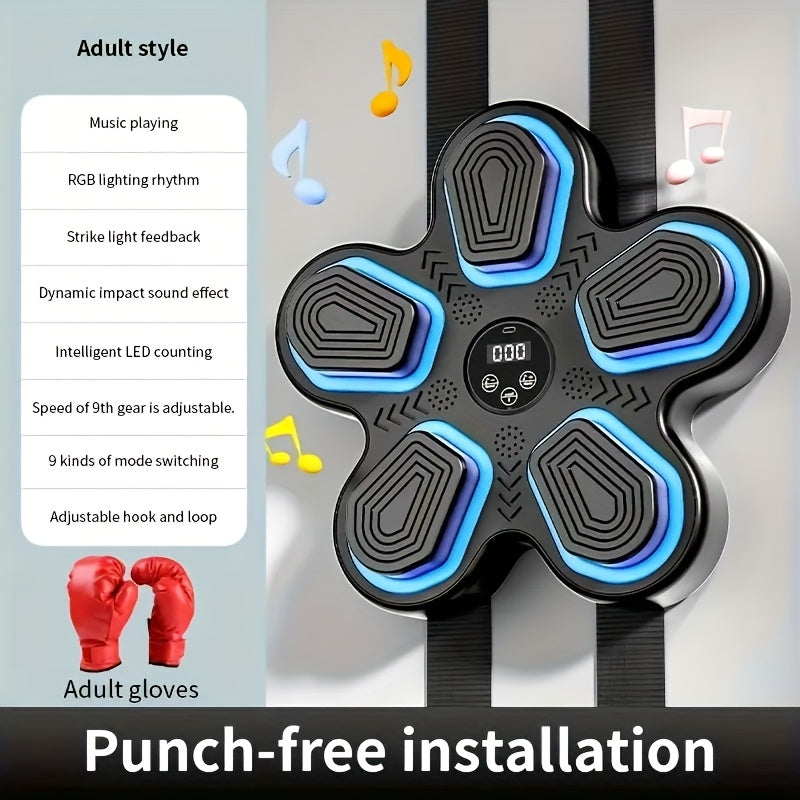 Electronic Music Wall-Mounted Boxing Machine-4