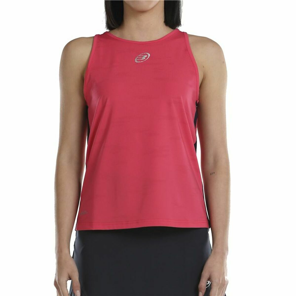 Crimson Red Short-sleeve Sport T-shirt Bullpadel Unase (XS en M)