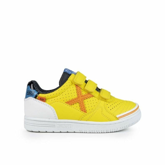 Munich G-3 Kid Vco Profit 419 Yellow - Zaalvoetbalschoenen kinderen
