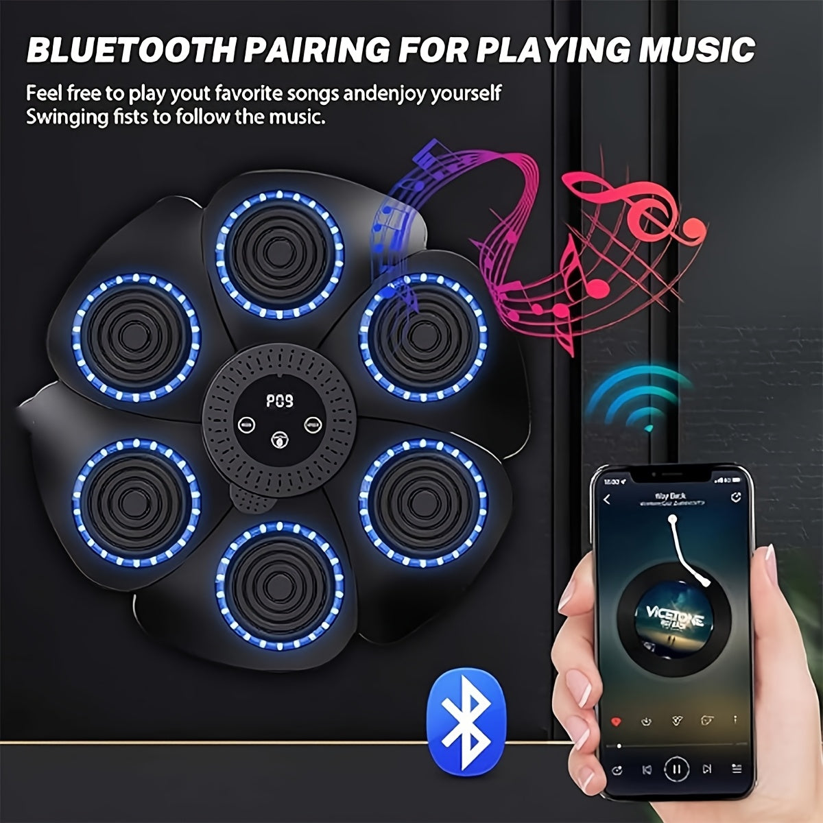 Intelligent Music Boxing Machine with Gloves-3