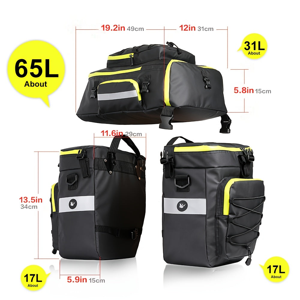 NNETM Bike Motorcycle Luggage Storage Bag