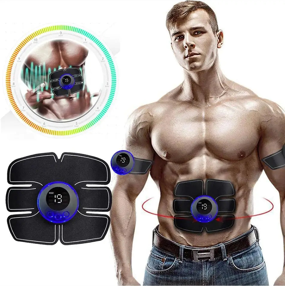 Abdominal Muscle Stimulator USB Rechargeable Training Patch-4