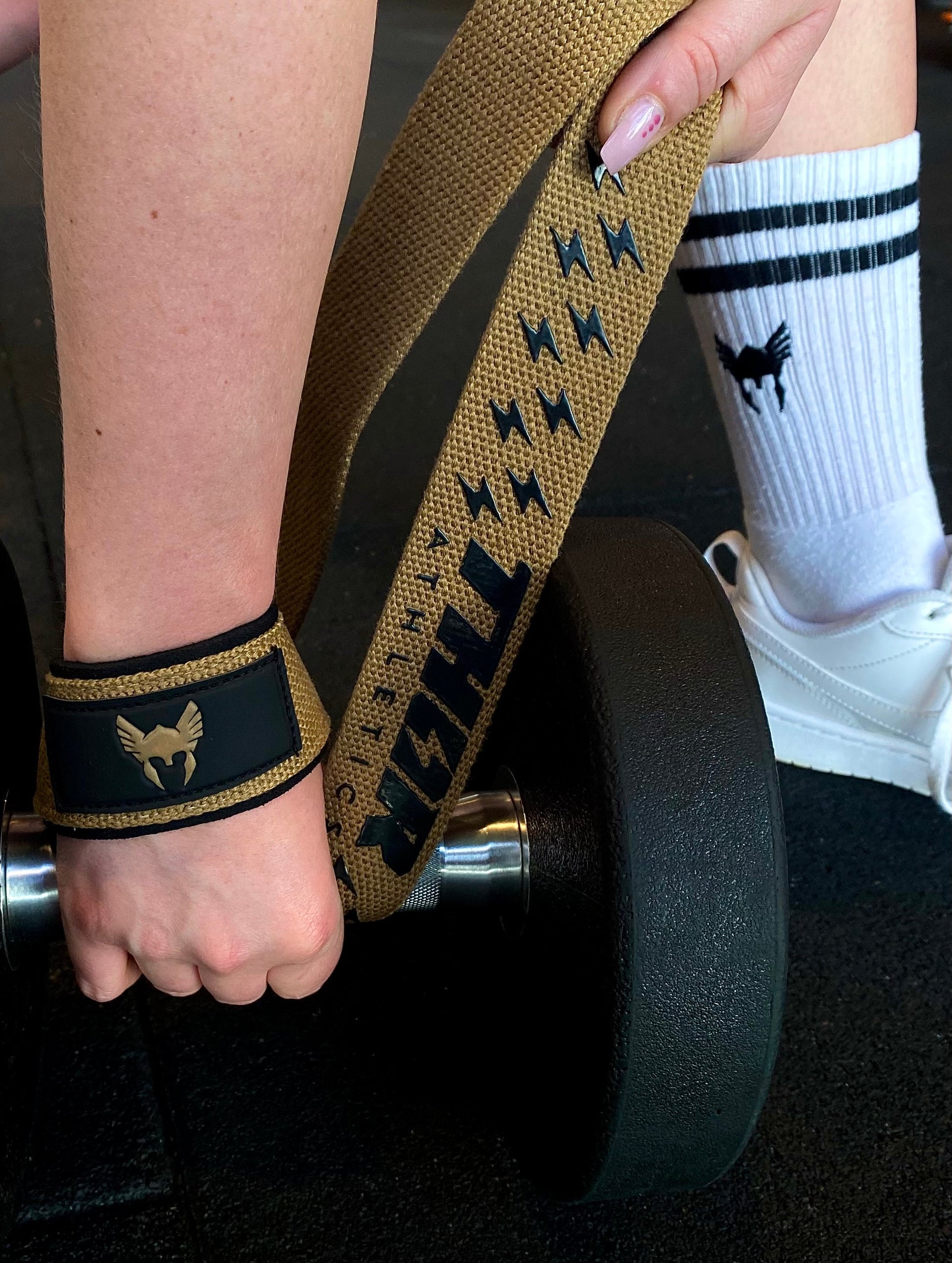 Lifting Straps | Extra Grip | Camel | Thor Athletics-2