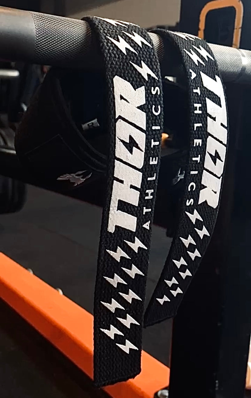 Lifting Straps | Extra Grip | Zwart | Thor Athletics-4