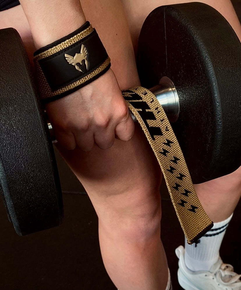 Lifting Straps | Extra Grip | Camel | Thor Athletics-3