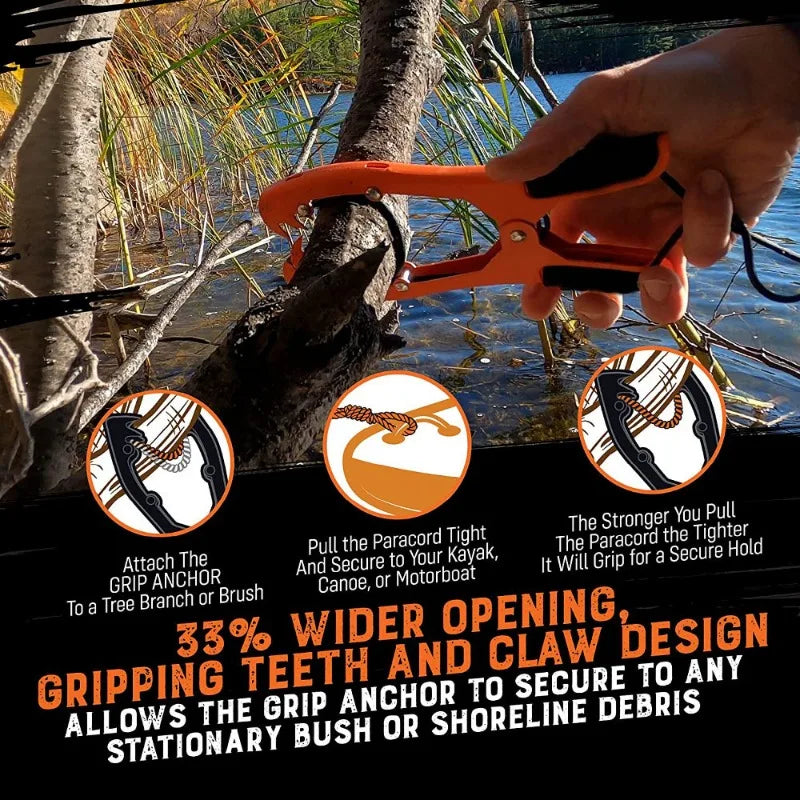 Kayak Anchor Gripper with Large Clamping Mouth-3