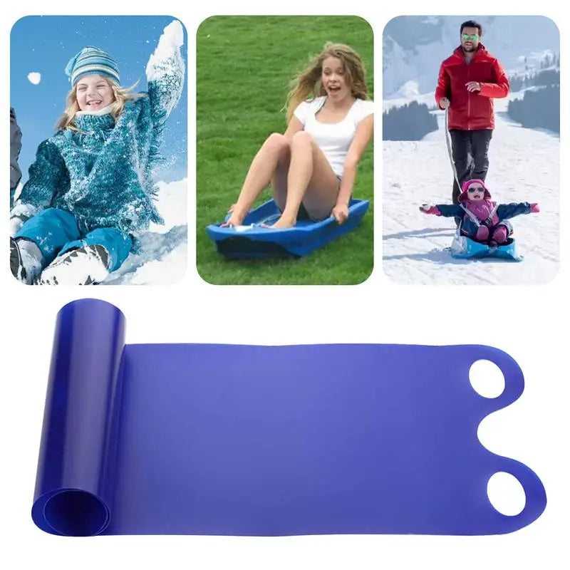 Snow Sled – Portable Roll-Up Snowboard Sled-4
