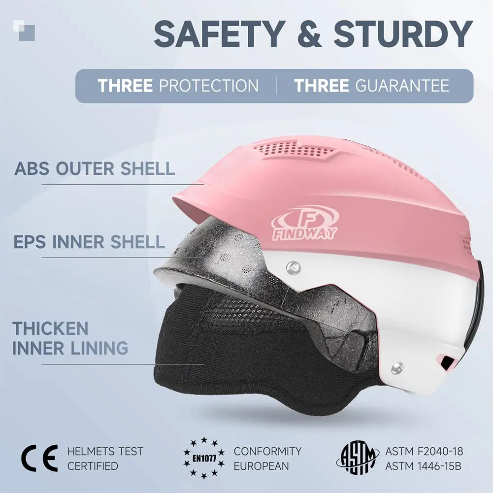 Ski Helmet Goggle Compatible Snowboard Helmet-2